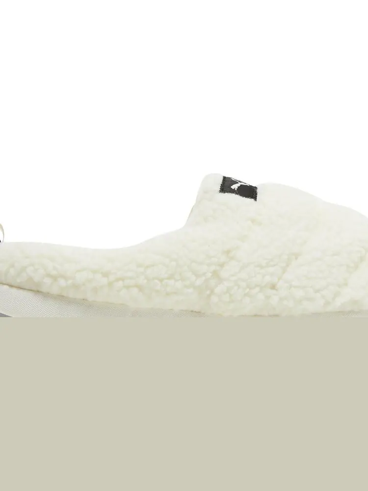 Сандалии Puma Scuff Sherpa Slippers Whisper White — изображение 2 из 8, белый