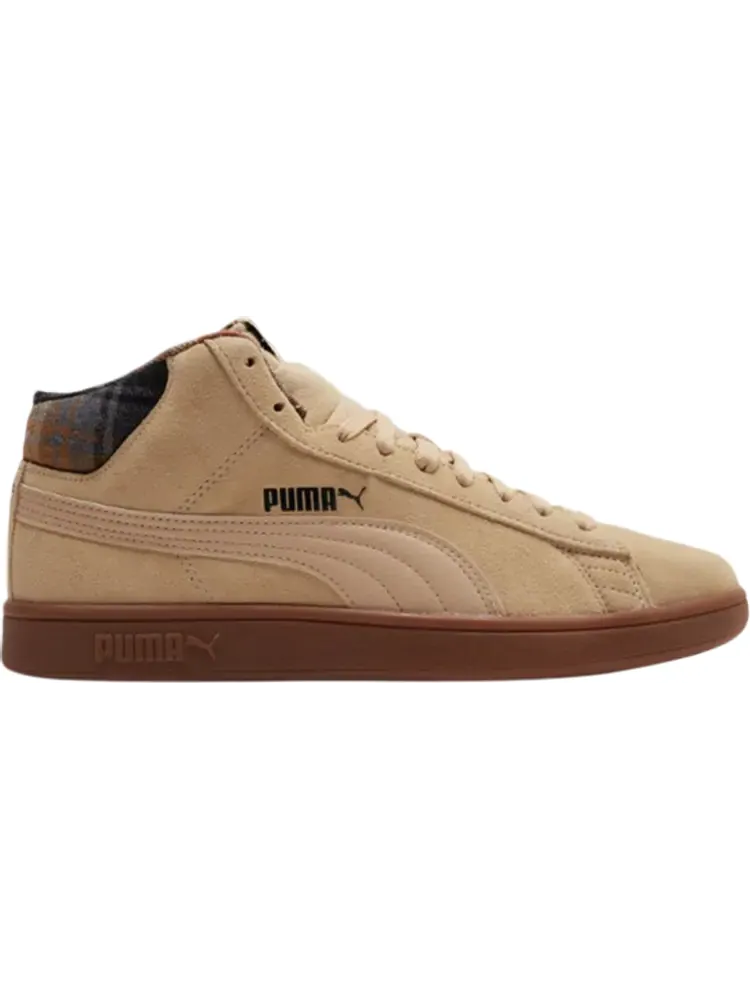 Кроссовки Puma Smash v2 Mid WTR Plaid - Black — изображение 1 из 1, черный
