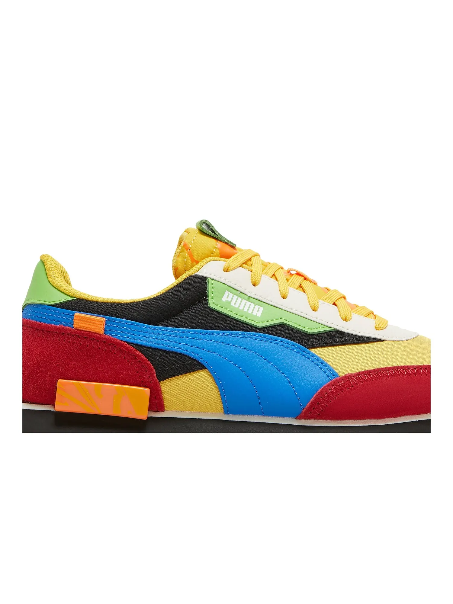 Кроссовки Future Rider Jr Puma — изображение 2 из 8, черный/оранжевый/красный