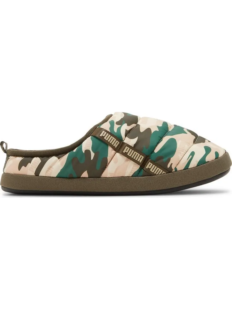 Сандалии Puma Scuff Slippers Camo - Forest Night — изображение 1 из 8, зеленый