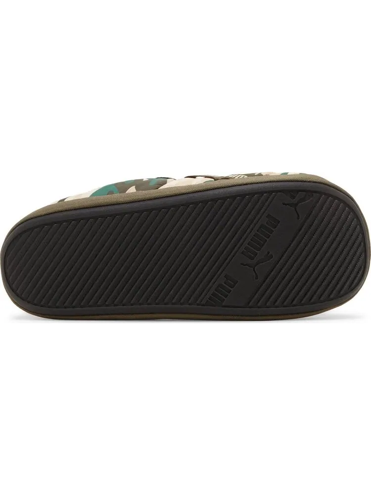 Сандалии Puma Scuff Slippers Camo - Forest Night — изображение 4 из 8, зеленый