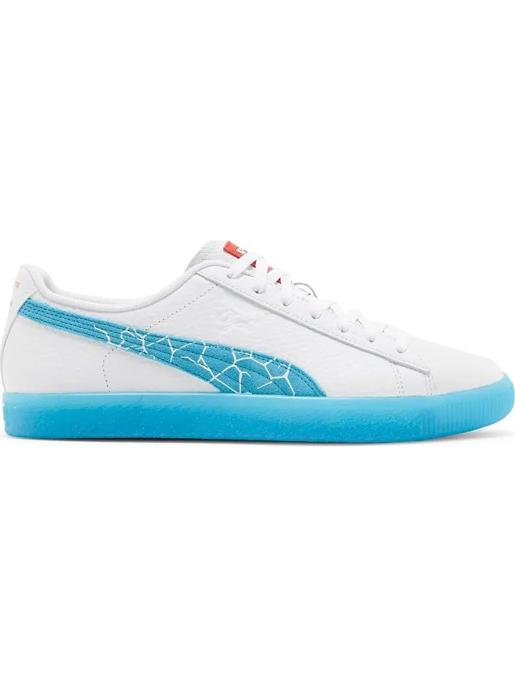 Кроссовки Puma Kool-Aid x Clyde Brick Walls - Blue Atoll — изображение 1 из 8, белый
