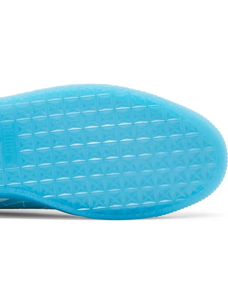 Кроссовки Puma Kool-Aid x Clyde Brick Walls - Blue Atoll — изображение 5 из 8, белый