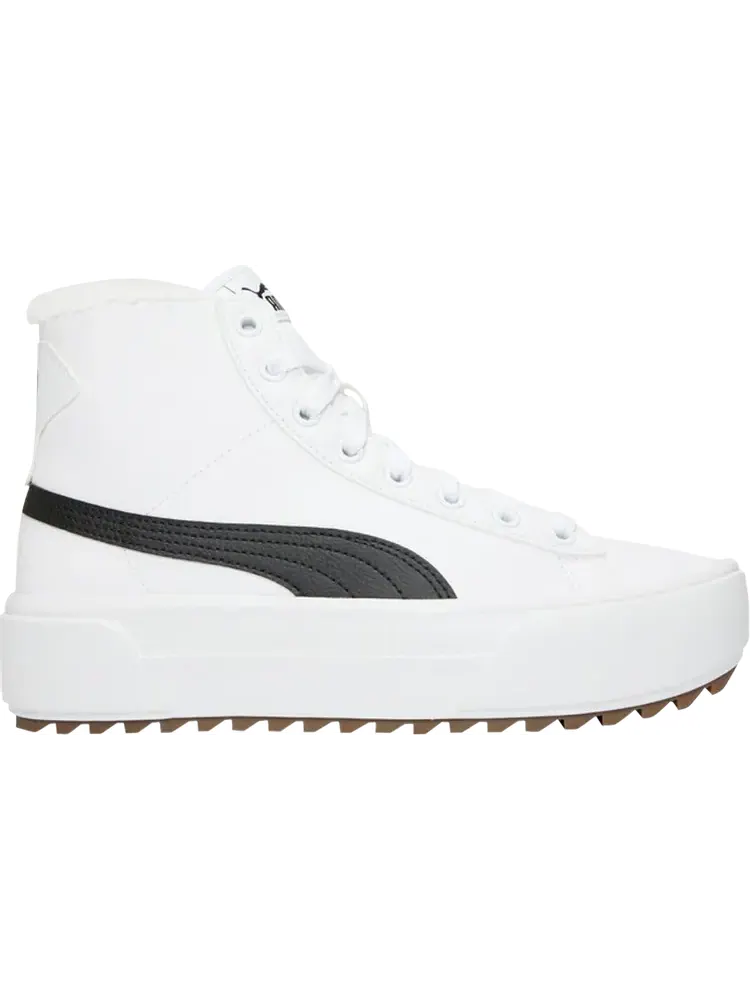 Кроссовки Puma Wmns Kaia Mid Fur - White Black — изображение 1 из 1, белый