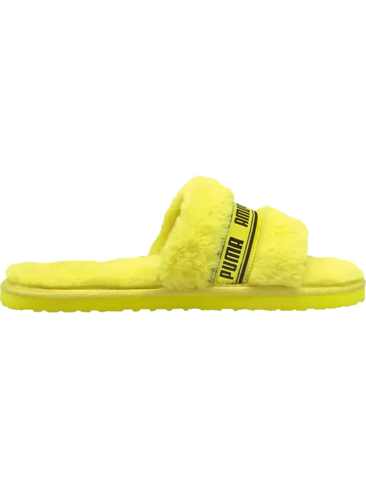 Сандалии Puma Fluff Slide Jr Fluo Yellow — изображение 1 из 1, желтый