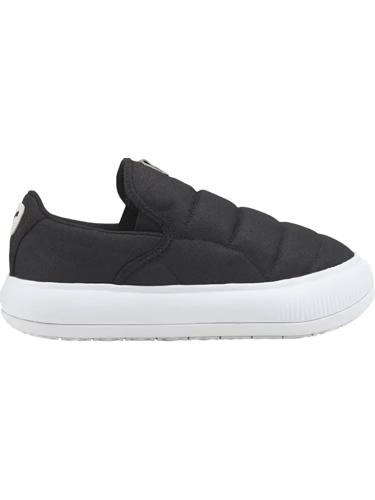 Кроссовки Puma Wmns Suede Mayu Slip-On Canvas Black White — изображение 1 из 1, черный