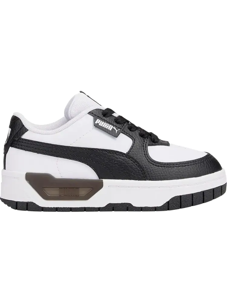 Кроссовки Puma Cali Dream Leather Little Kid White Black — изображение 1 из 1, белый