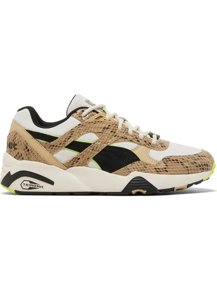 Кроссовки Puma R698 Snakeskin — изображение 1 из 8, коричневый