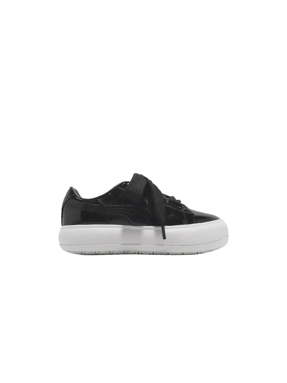 Кроссовки Wmns Suede Mayu Heart Patent Puma — изображение 1 из 1, черный/белый