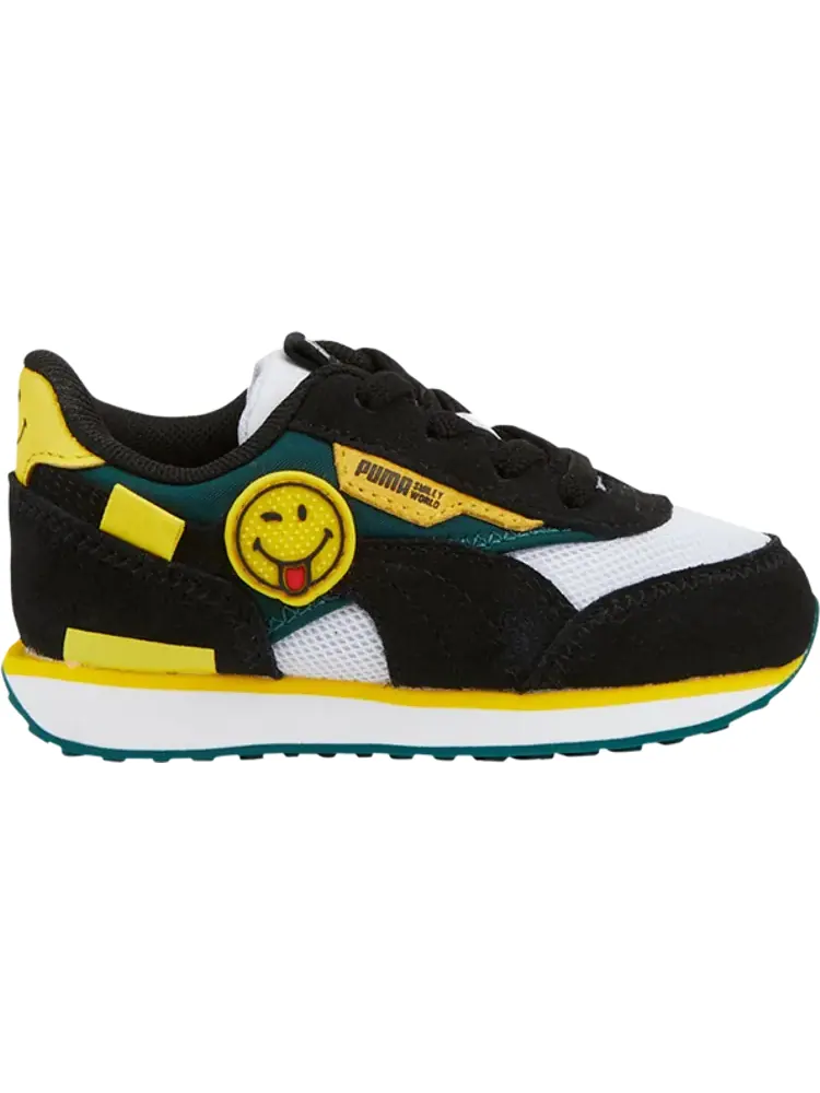 Кроссовки Puma SmileyWorld x Future Rider Infant Black Vibrant Yellow — изображение 1 из 1, черный
