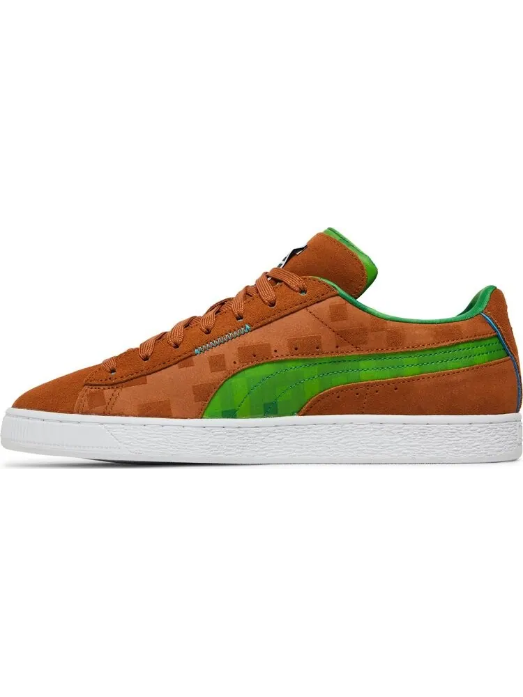 Кроссовки Puma Minecraft x Suede Grass Block — изображение 3 из 8, коричневый