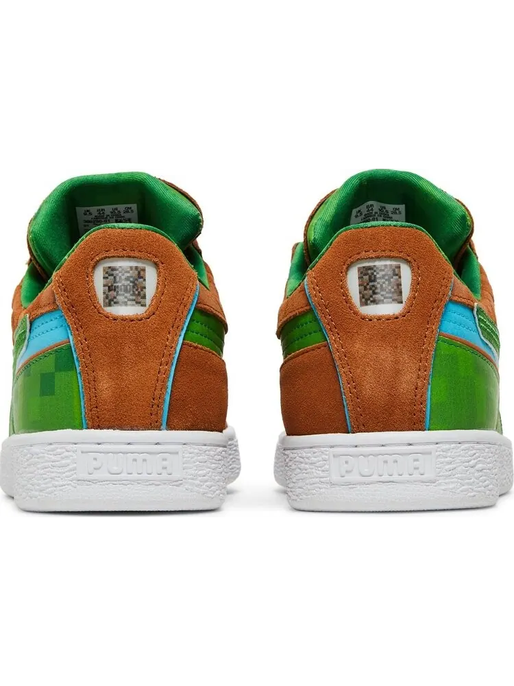 Кроссовки Puma Minecraft x Suede Grass Block — изображение 6 из 8, коричневый