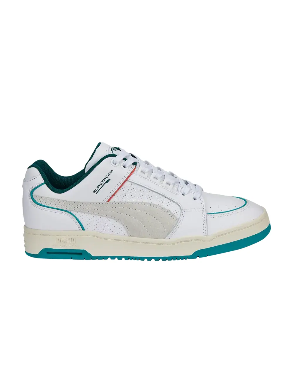 Кроссовки Slipstream Lo Retro Puma — изображение 1 из 1, белый/глубокий голубой
