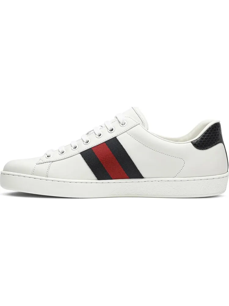 Кроссовки Gucci Ace Leather Blue — изображение 3 из 8, синий