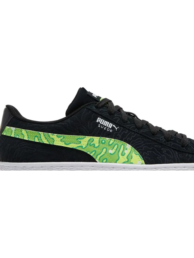 Кроссовки Puma Rick and Morty x Suede Interdimensional Portal — изображение 2 из 8, черный