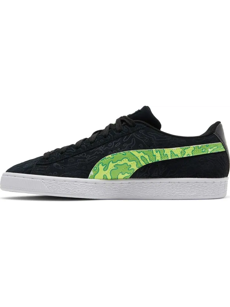 Кроссовки Puma Rick and Morty x Suede Interdimensional Portal — изображение 3 из 8, черный