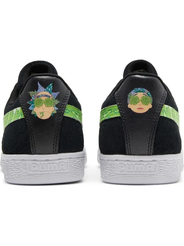 Кроссовки Puma Rick and Morty x Suede Interdimensional Portal — изображение 6 из 8, черный