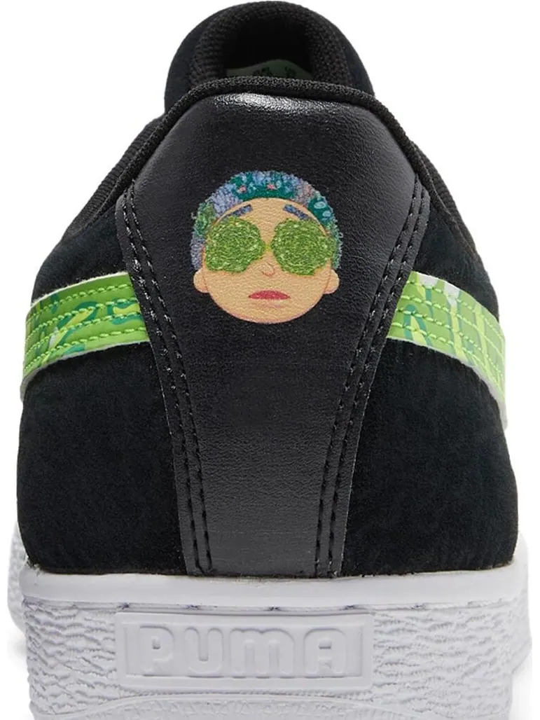 Кроссовки Puma Rick and Morty x Suede Interdimensional Portal — изображение 7 из 8, черный