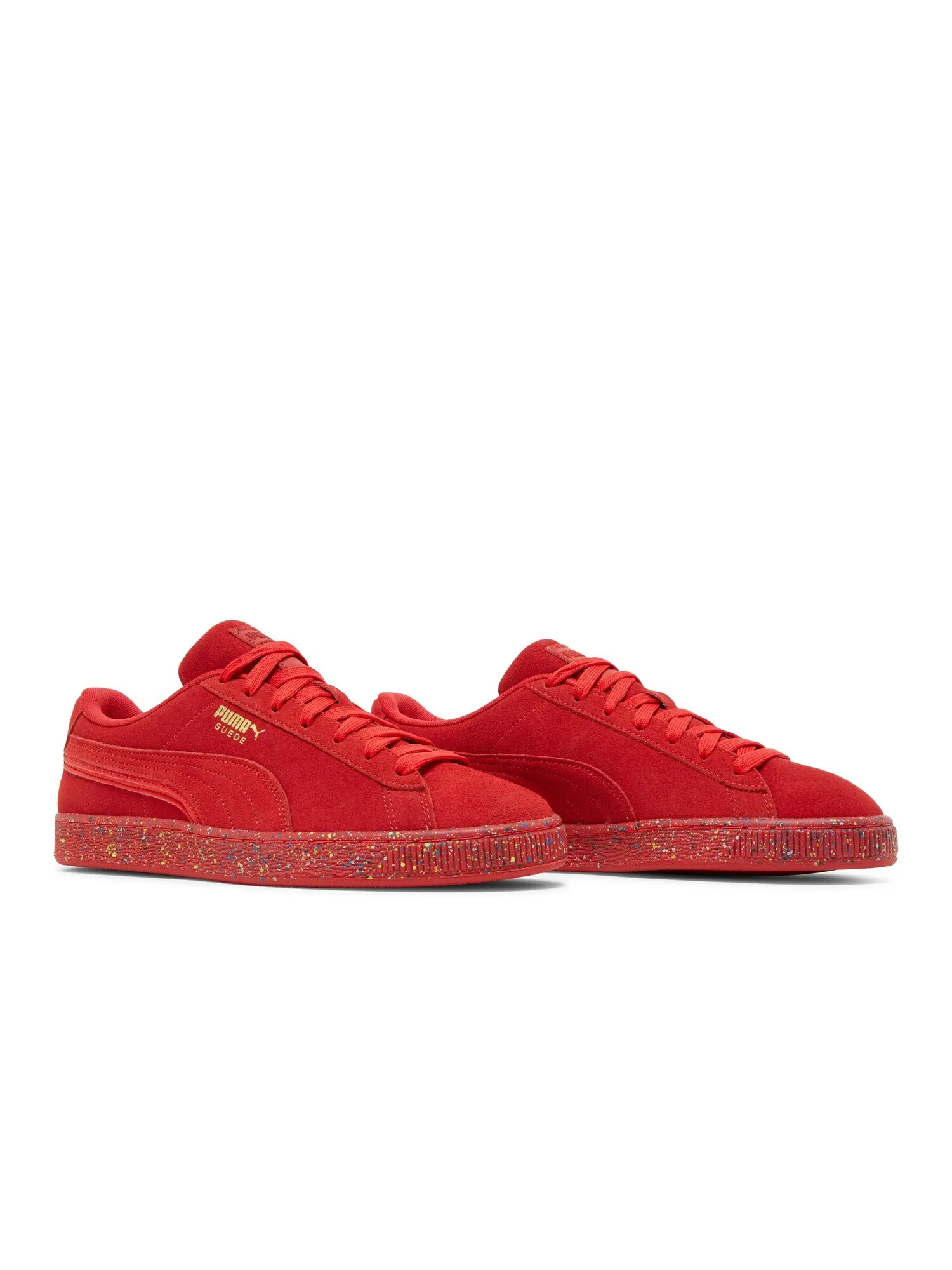 Кроссовки Suede Triplex Mono Puma — изображение 8 из 8, красный/золотистый