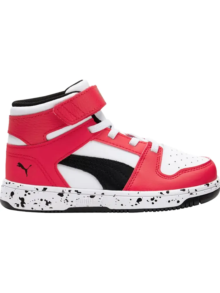 Кроссовки Puma Rebound LayUp Little Kid Speckled - High Risk Red — изображение 1 из 1, красный