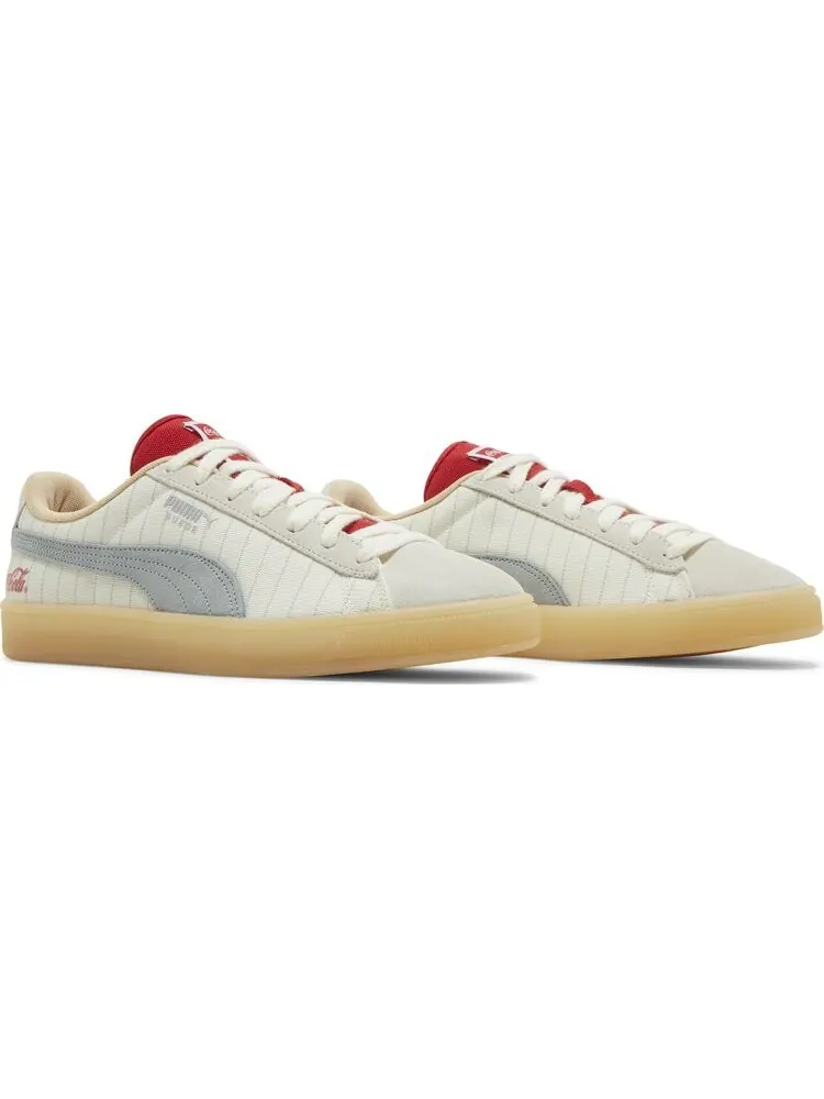 Кроссовки Puma Coca-Cola x Suede Slate Pinstripes — изображение 8 из 8, бежевый