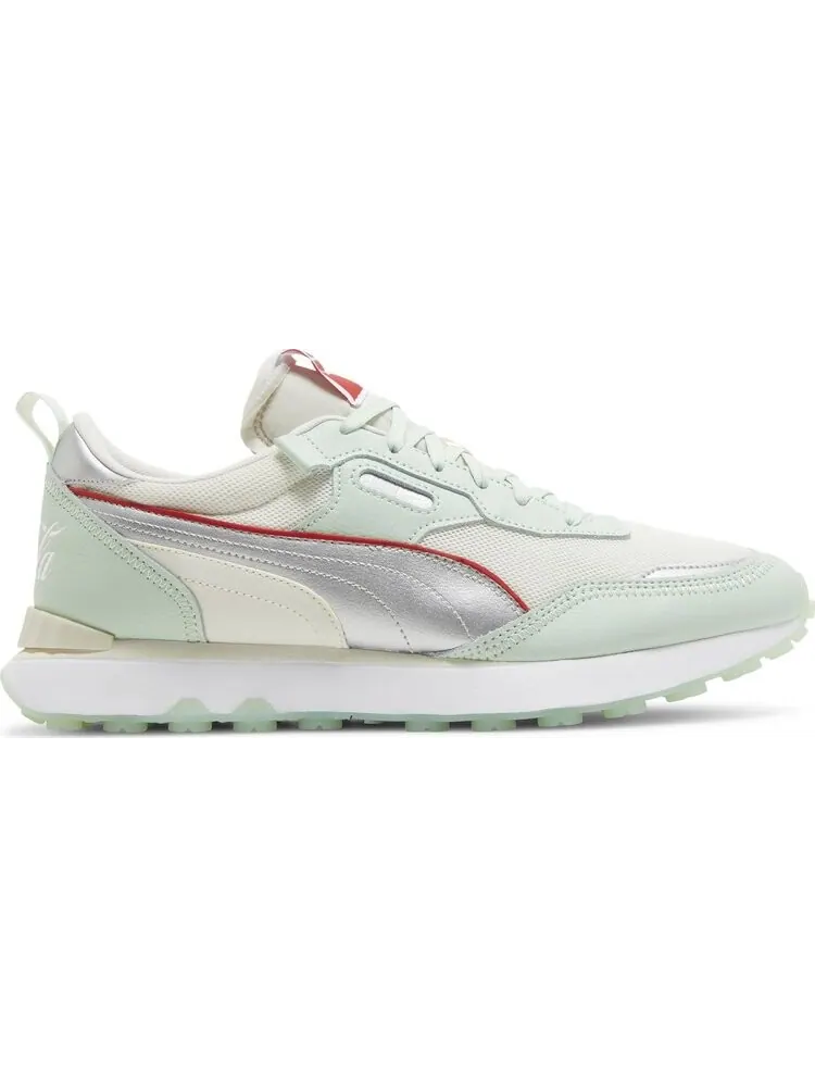 Кроссовки Puma Coca-Cola x Rider FV LE Gossamer Green Silver — изображение 1 из 8, зеленый