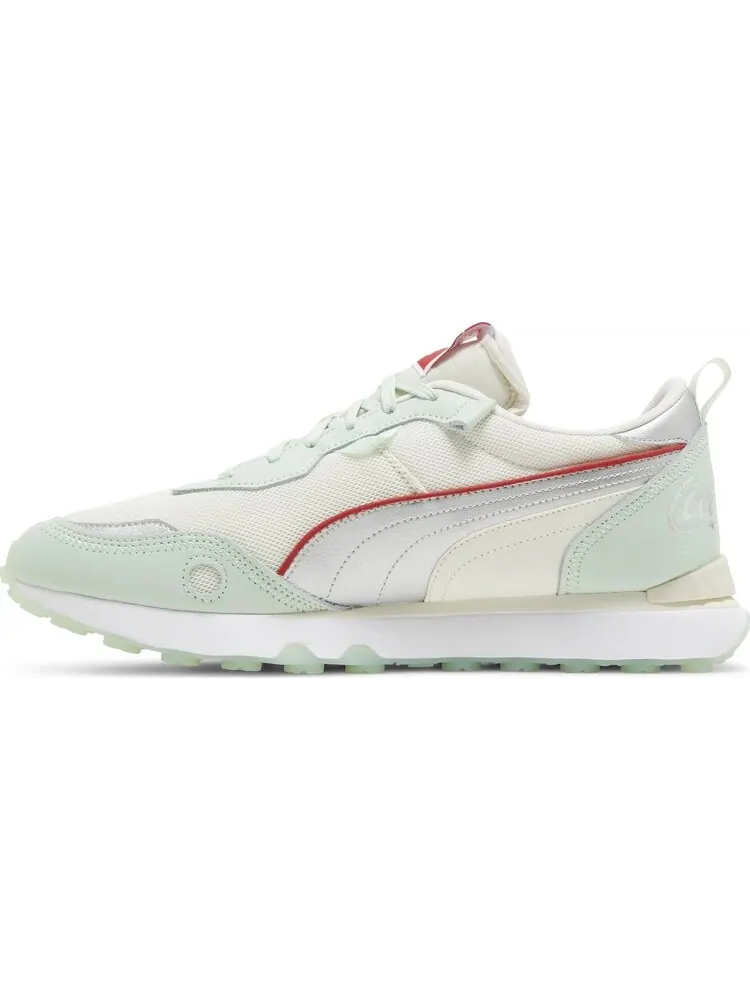Кроссовки Puma Coca-Cola x Rider FV LE Gossamer Green Silver — изображение 3 из 8, зеленый