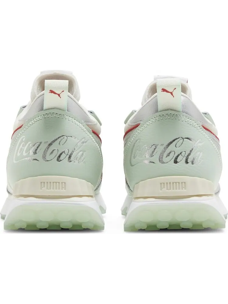Кроссовки Puma Coca-Cola x Rider FV LE Gossamer Green Silver — изображение 6 из 8, зеленый