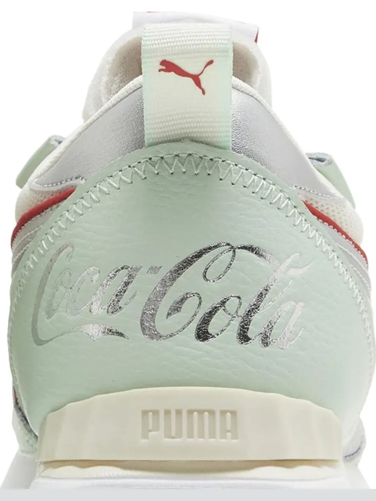 Кроссовки Puma Coca-Cola x Rider FV LE Gossamer Green Silver — изображение 7 из 8, зеленый