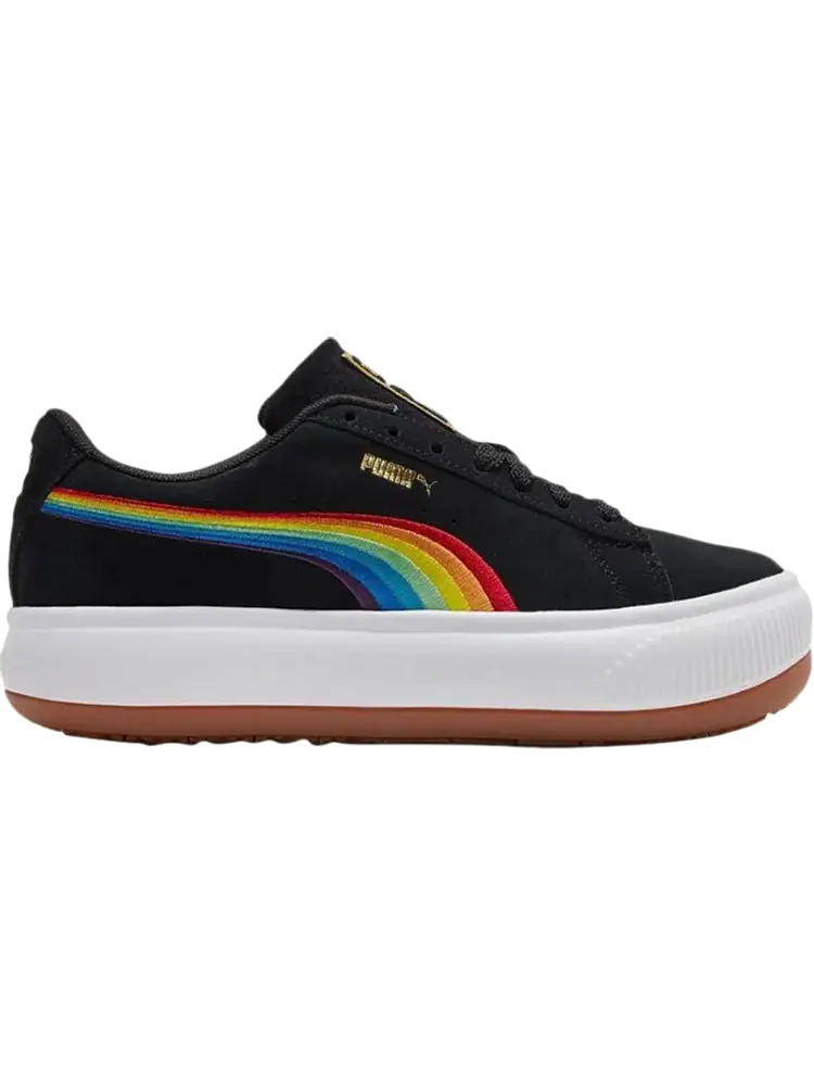 Кроссовки Puma Wmns Suede Mayu Rainbow - Black — изображение 1 из 1, черный