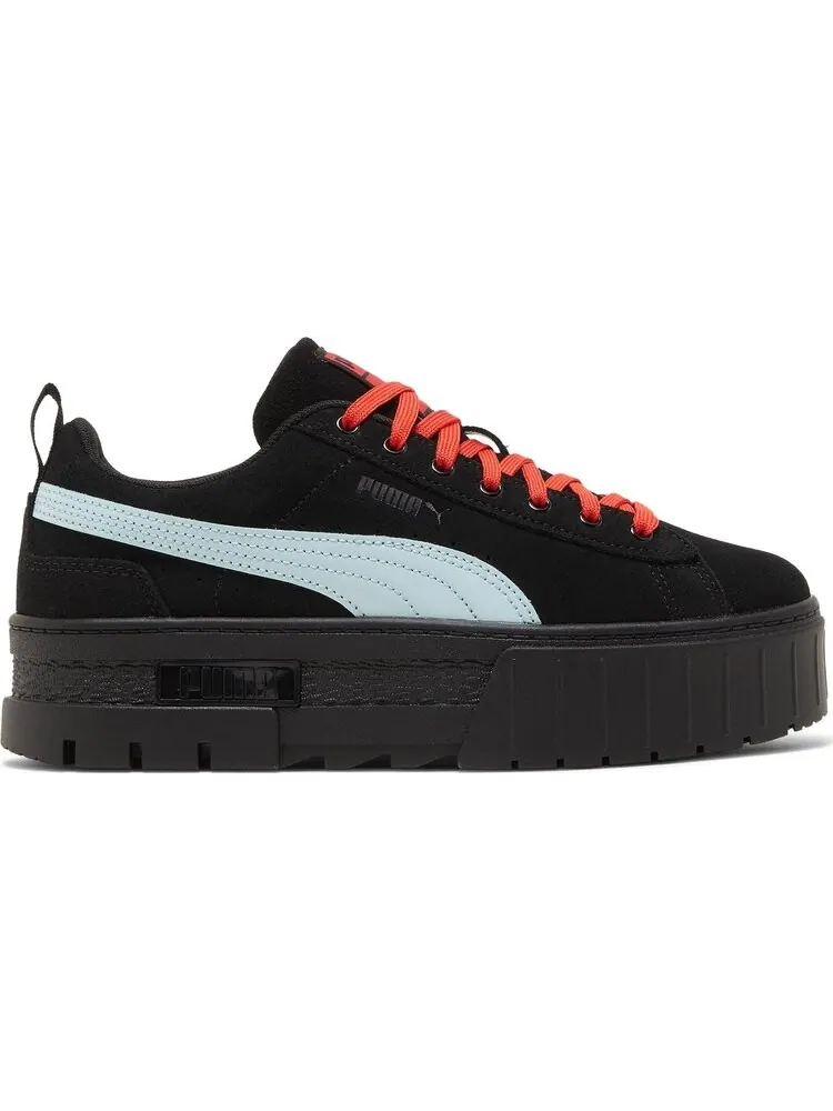 Кроссовки Puma Dua Lipa x Wmns Mayze Suede Black Blue Glow — изображение 1 из 8, черный