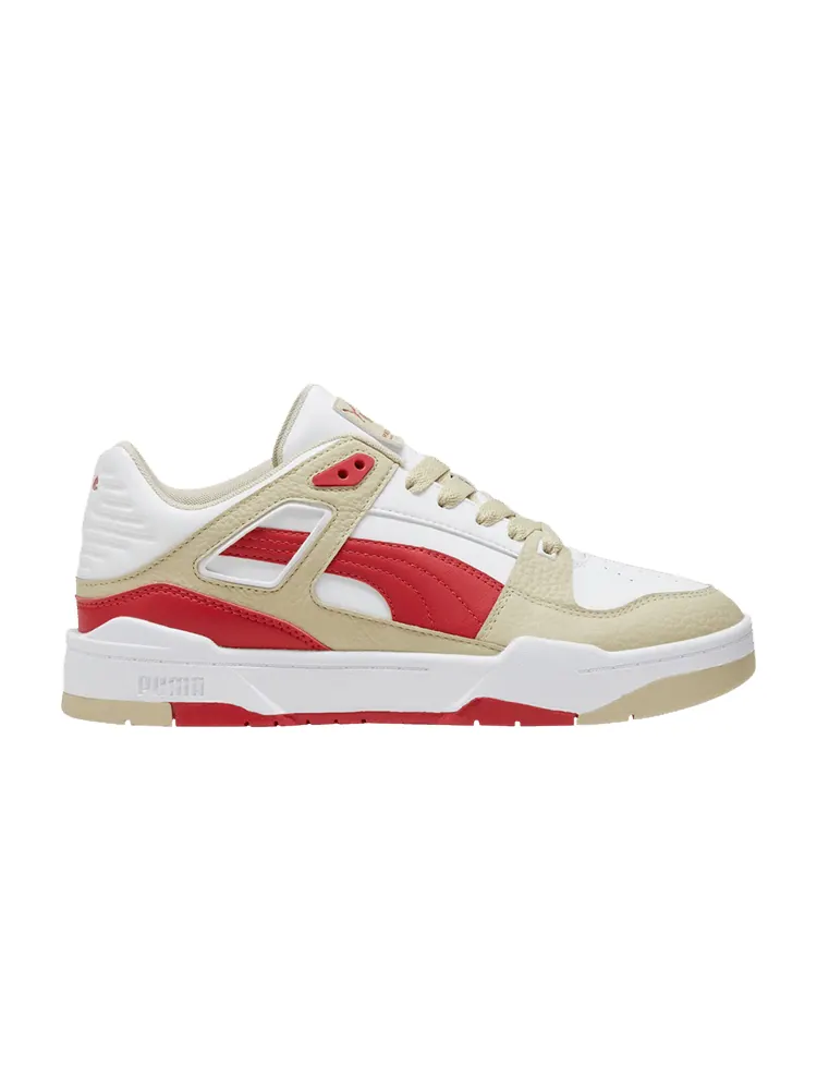Кроссовки Puma Slipstream Leather 'White Putty Red' — изображение 1 из 1, белый