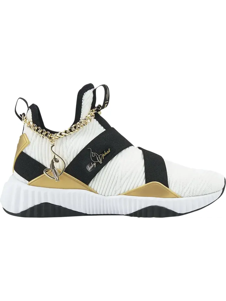 Кроссовки Puma Baby Phat x Wmns Defy Mid White Black Gold — изображение 1 из 1, белый