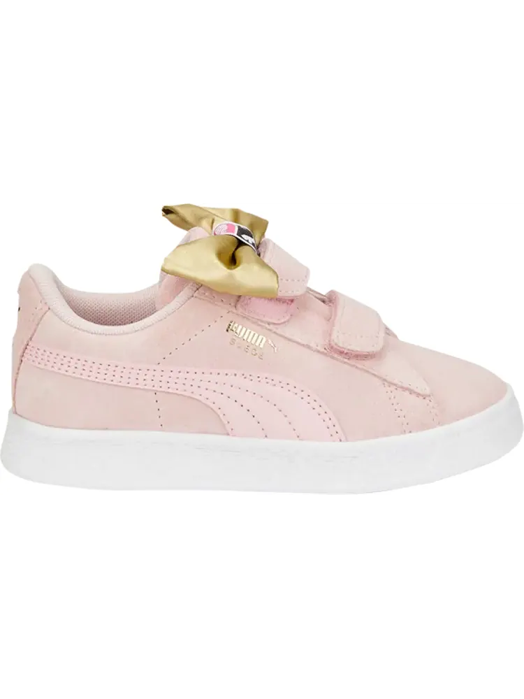 Кроссовки Puma Suede Classic Light Flex V Little Kid Bow - Almond Blossom — изображение 1 из 1, розовый