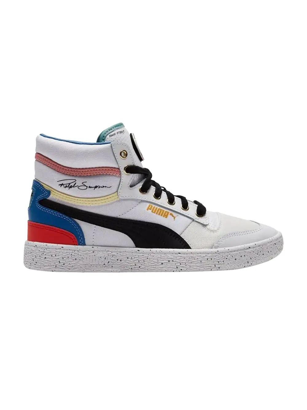 Кроссовки Ralph Sampson Mid Puma — изображение 1 из 1, белый/черный