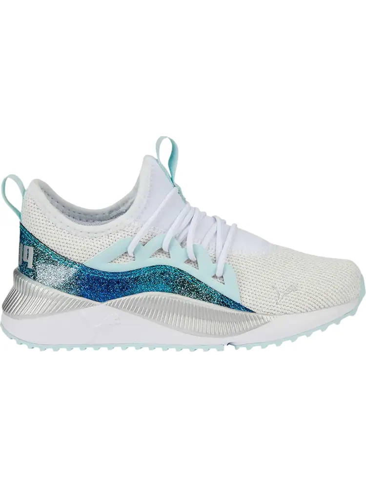 Кроссовки Puma Pacer Future Allure Little Kid Night Out - White Light Aqua — изображение 1 из 1, белый