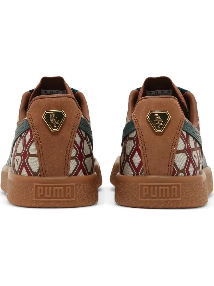 Кроссовки Puma Dapper Dan x Clyde Vintage Rudagon - Brown — изображение 6 из 8, коричневый