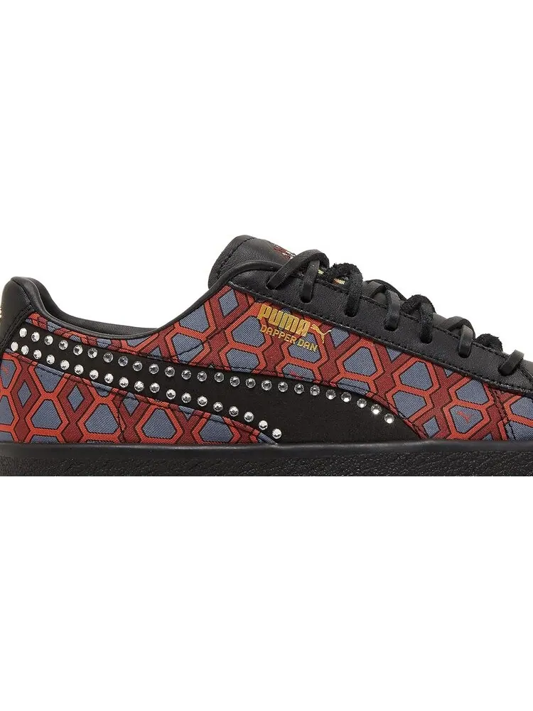 Кроссовки Puma Dapper Dan x Clyde Vintage Rudagon — изображение 2 из 8, красный