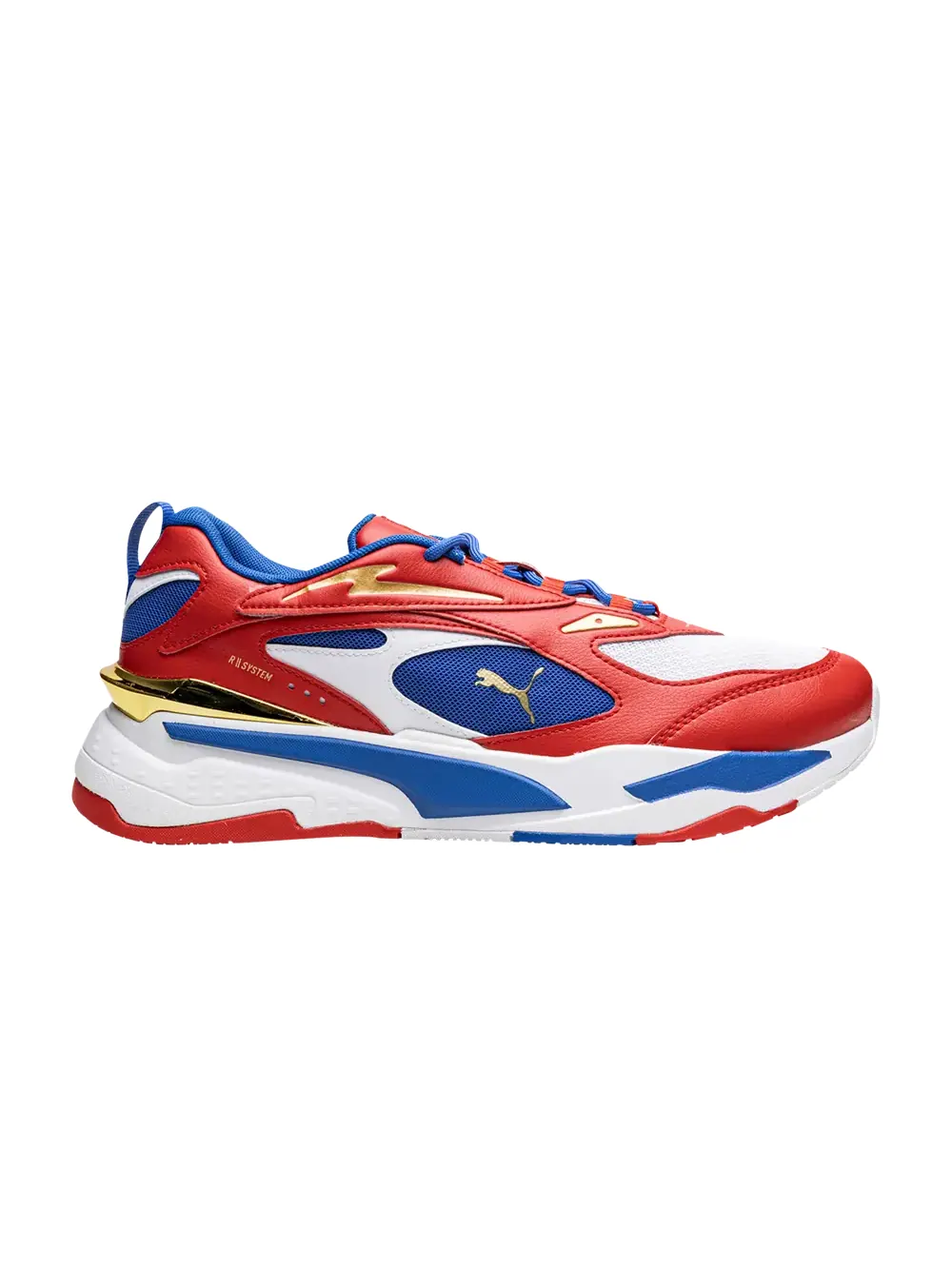 Кроссовки RS-Fast Puma — изображение 1 из 1, белый/красный/синий