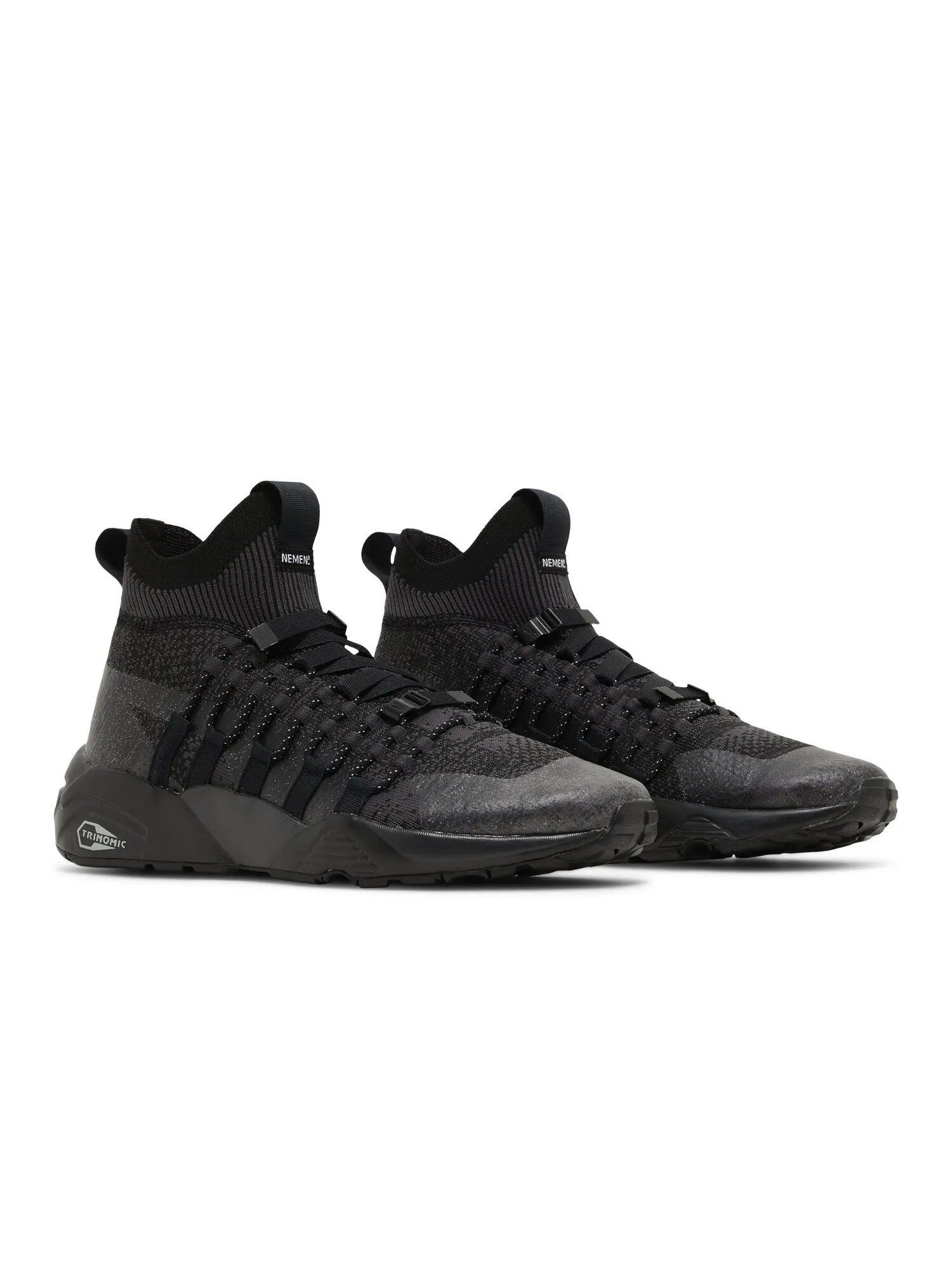 Кроссовки NEMEN x Blaze of Glory Knit Mid Puma — изображение 8 из 8, черный/черный