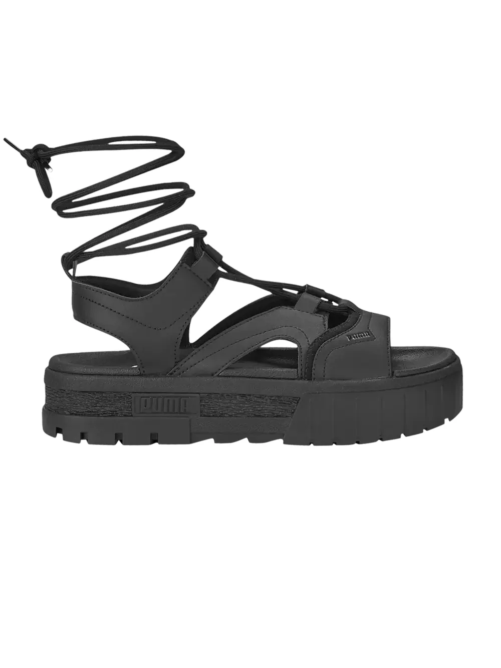 Кроссовки Wmns Mayze Laces Sandals Puma — изображение 1 из 1, черный/белый