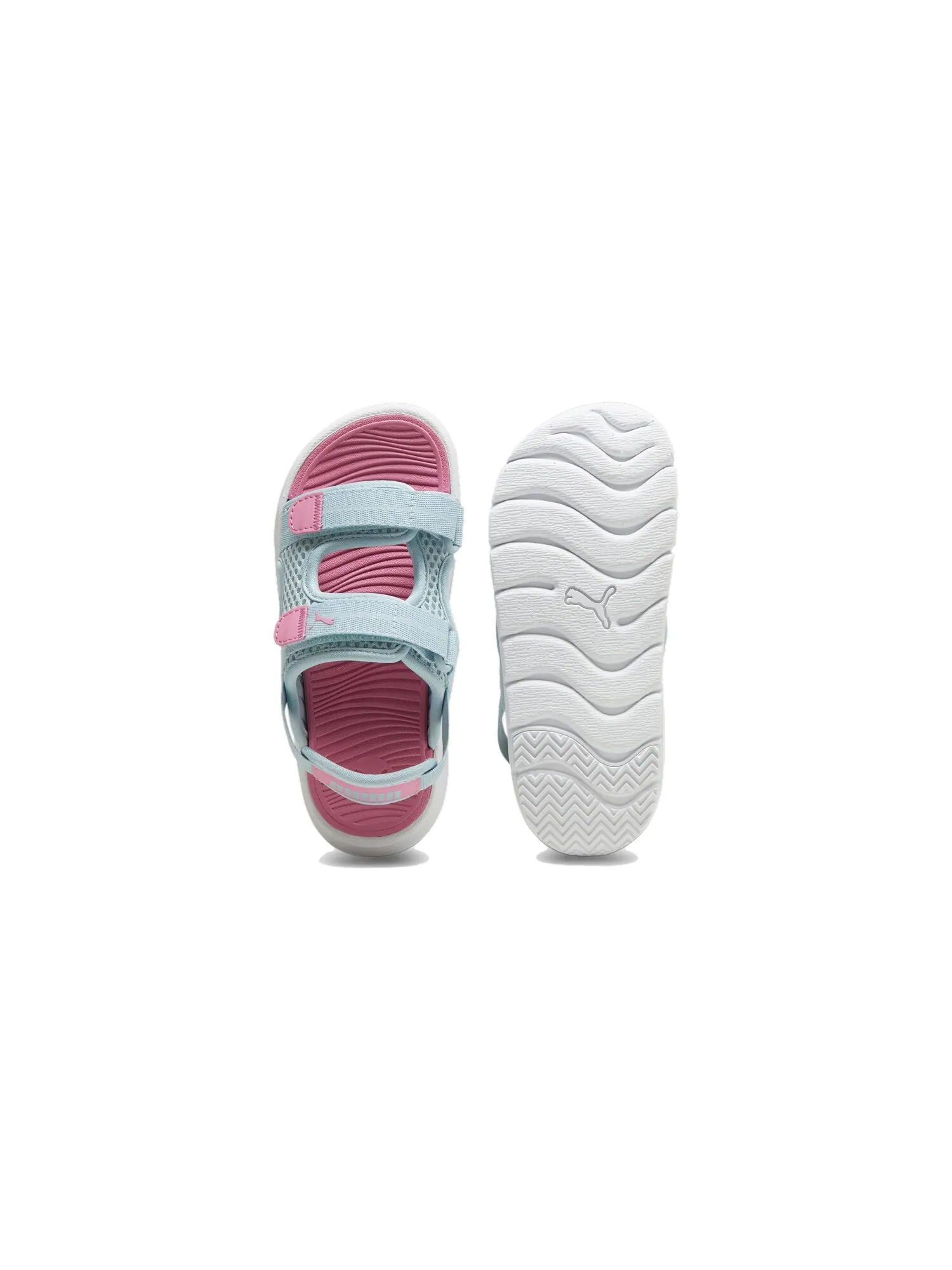 Сандалии Puma Evolve Little Kid Vivid — изображение 4 из 4, голубой/розовый