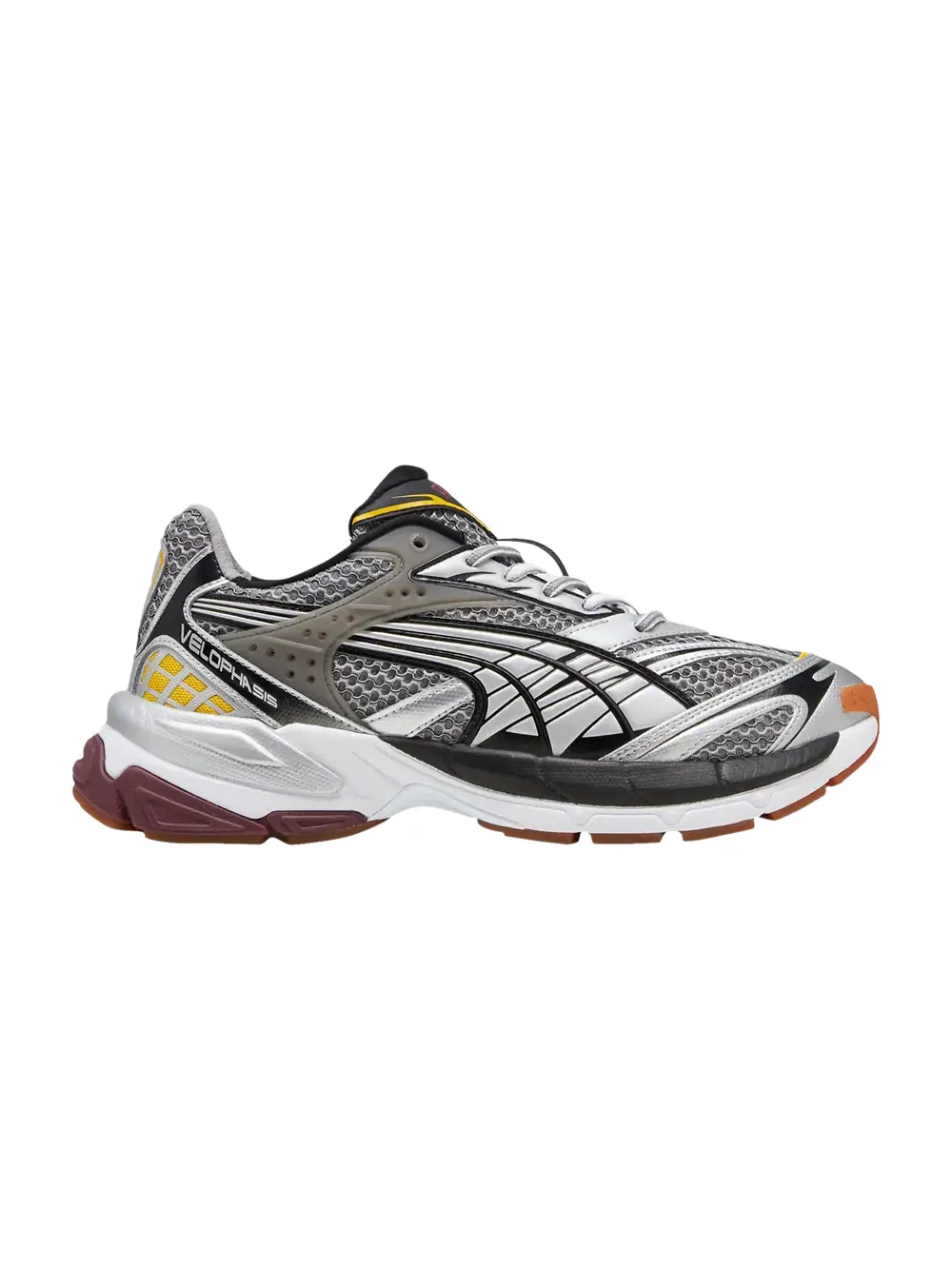 Кроссовки Puma Velophasis спортивные — изображение 1 из 1, черный/белый