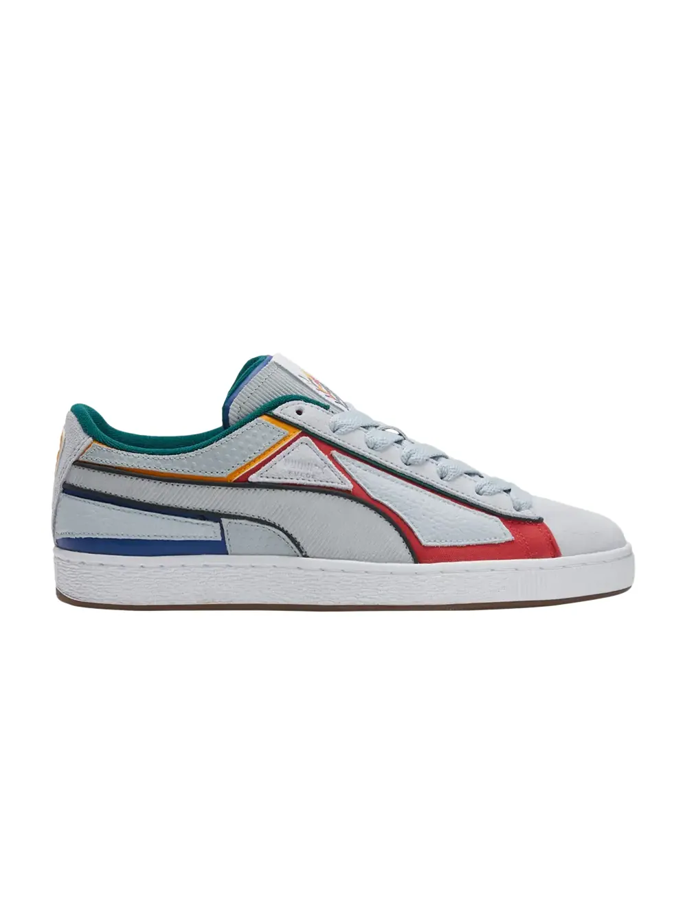 Кроссовки Suede Puma — изображение 1 из 1, серый/черный/зеленый