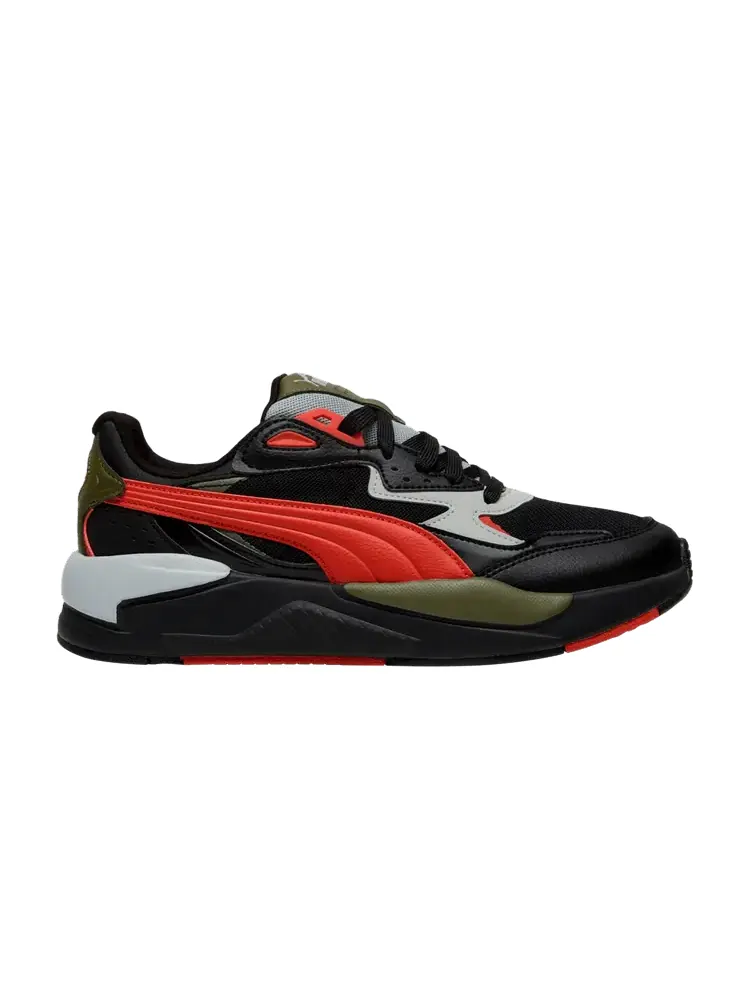 Кроссовки Puma X-Ray Speed Wide 'Black Red Fire Grey' — изображение 1 из 1