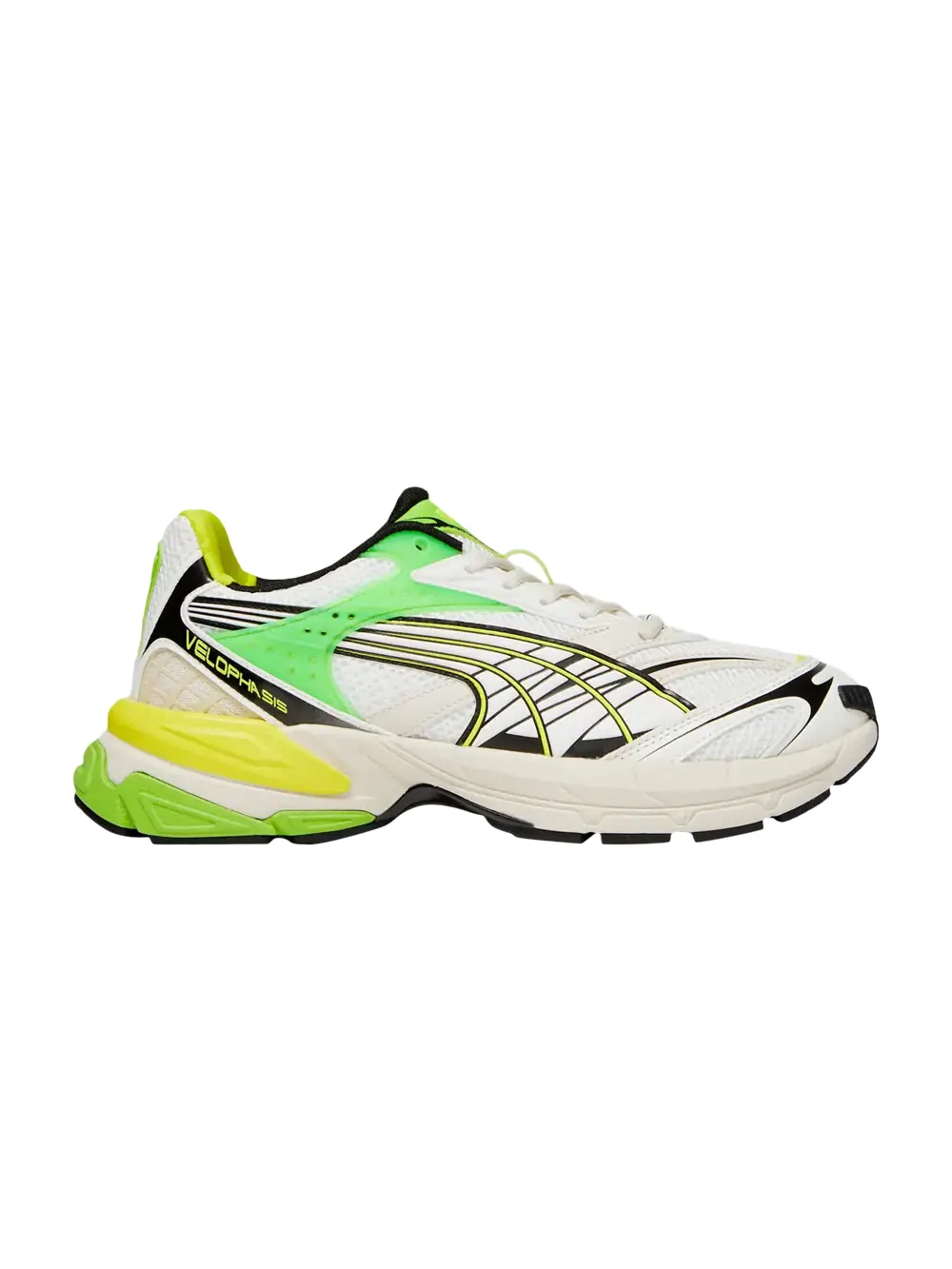 Кроссовки Velophasis Puma — изображение 1 из 1, белый/желтый/зеленый