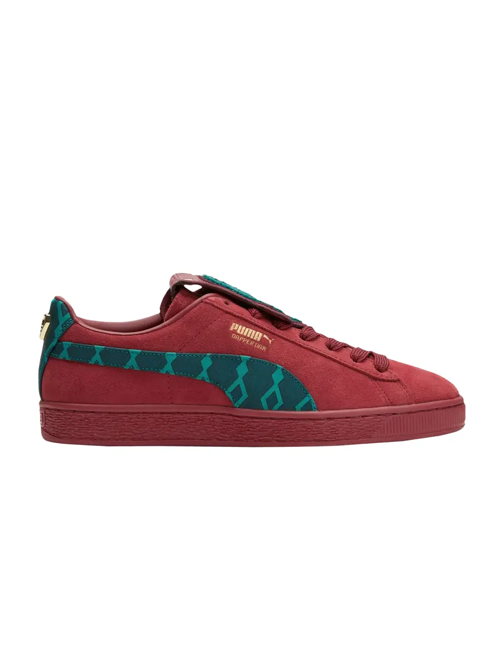 Кроссовки Dapper Dan x Suede Puma — изображение 1 из 1, красный/зеленый