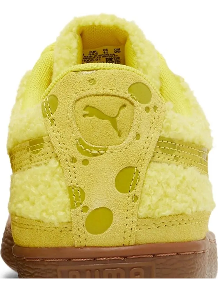 Кроссовки Puma SpongeBob SquarePants x Suede SpongeBob — изображение 7 из 8, желтый