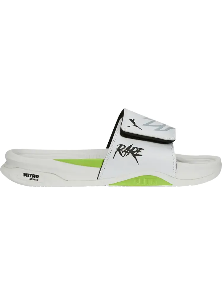 Сандалии Puma LaMelo Ball x Dream Nitro MB.02 Slide White Green Glare — изображение 1 из 1, белый