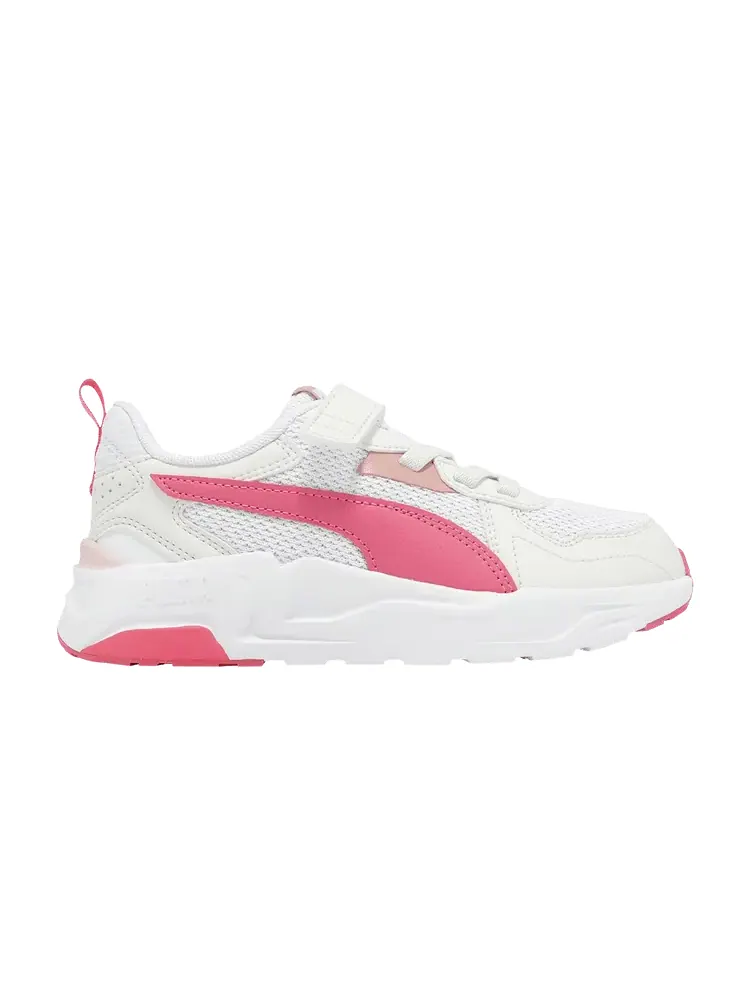 Кроссовки Puma Trinity Lite AC+ Little Kid 'White Pink' — изображение 1 из 1, белый/розовый/серый